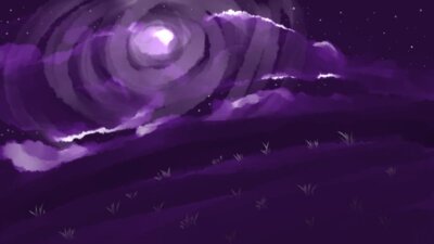 purple sky